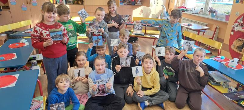 DZIEŃ WIEDZY O PINGWINACH w kl. II
