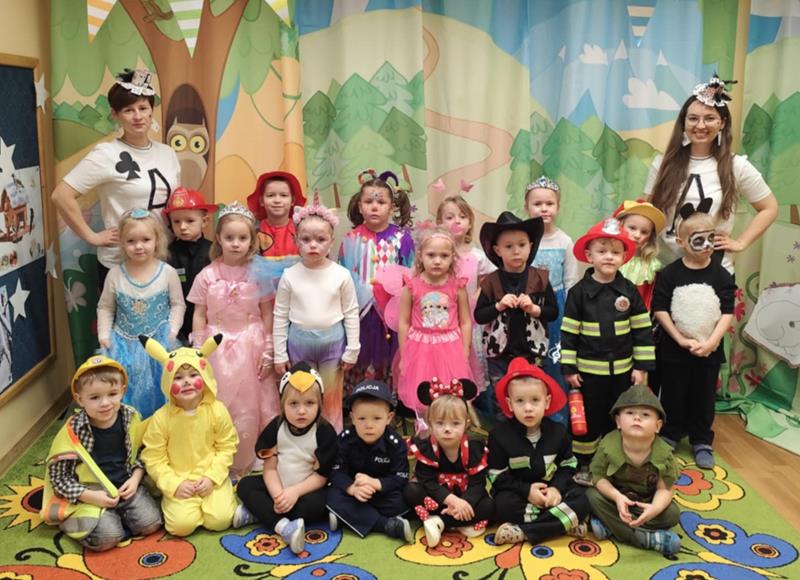 Bal karnawałowy w przedszkolu