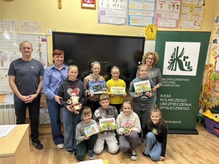 Bezpieczeństwo na wsi – lekcja z przedstawicielem KRUS